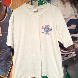 Vintage Y2K 2000 Hard Rock Cafe X Santana Carlos Santana White Shirt XL